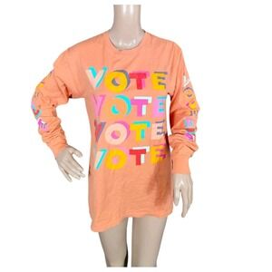 ACLU SoCal Shirt Unisex Small Multicolor Vote AGolde Citizens of Humanity Haas